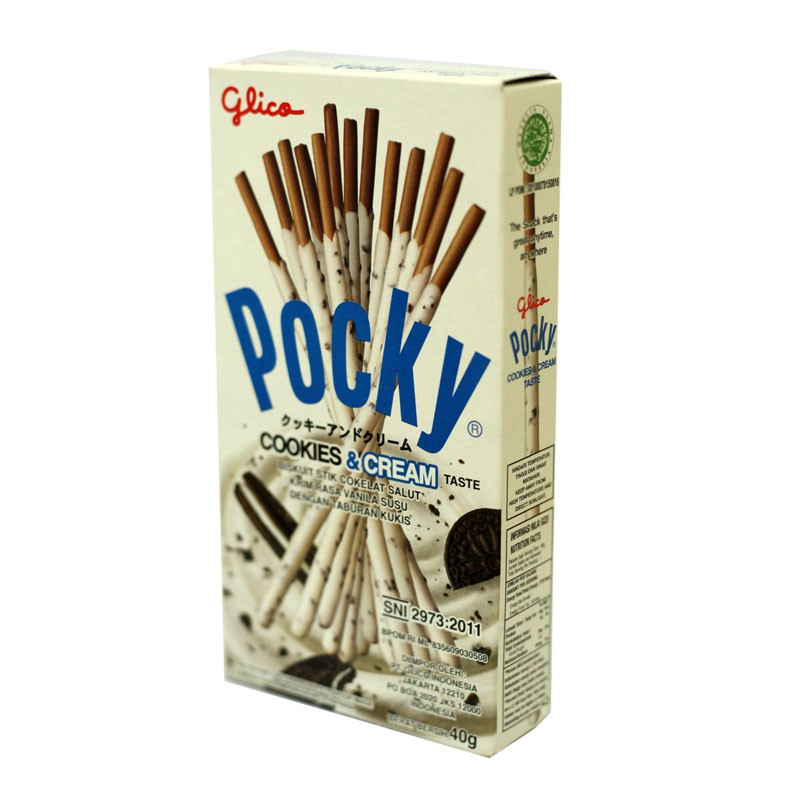 POCKY COOKIES & CREAM STICK 40GR