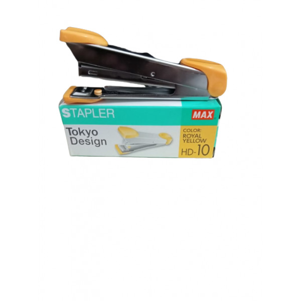 MAX STAPLER ROYAL YELLOW HD - 10