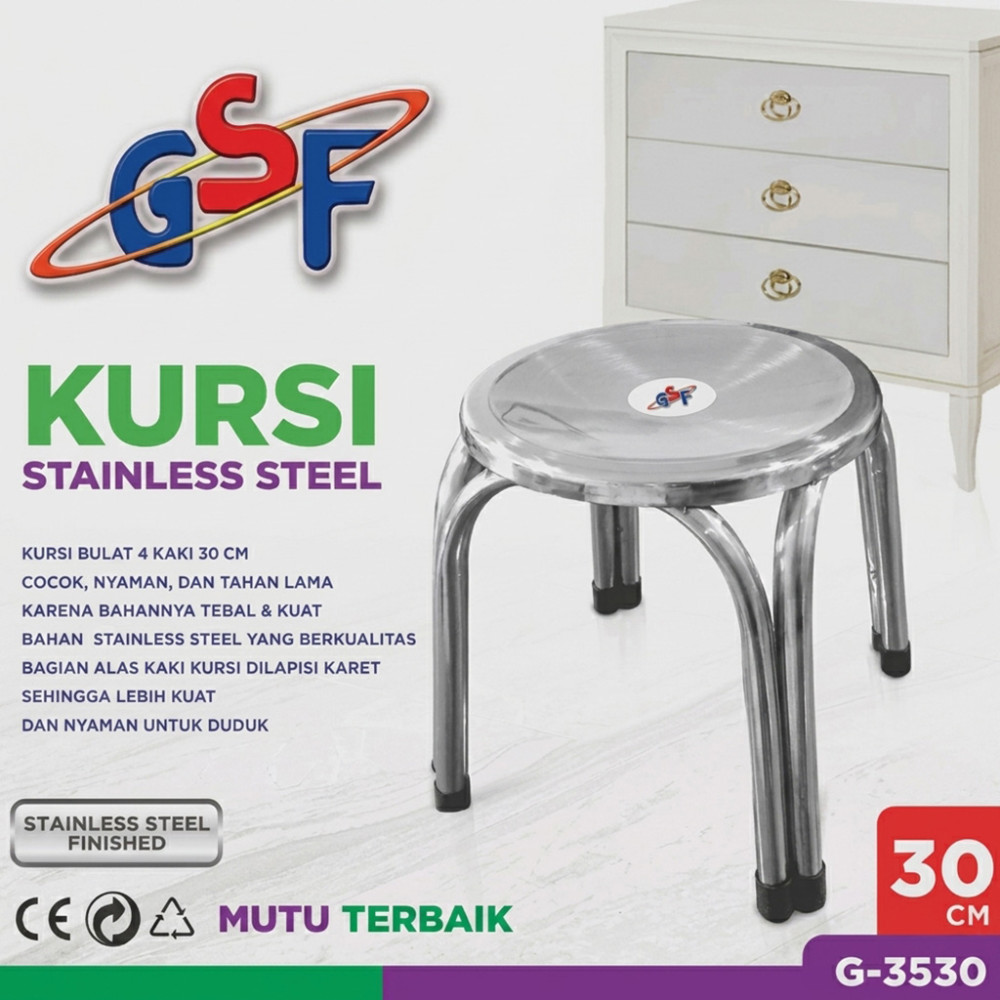 GSF KURSI BASSO STENLIS 30CM 3530(12)