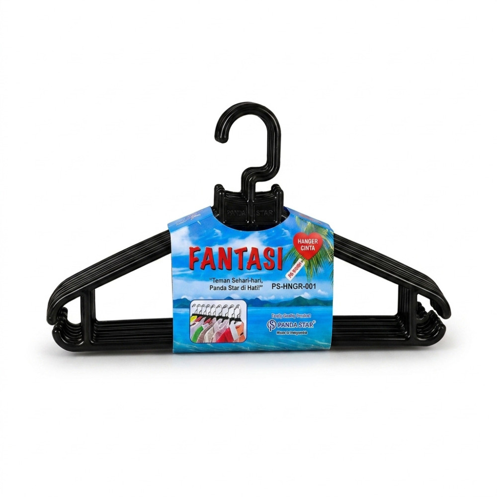PANDA STAR HANGER FANTASY HITAM (60)