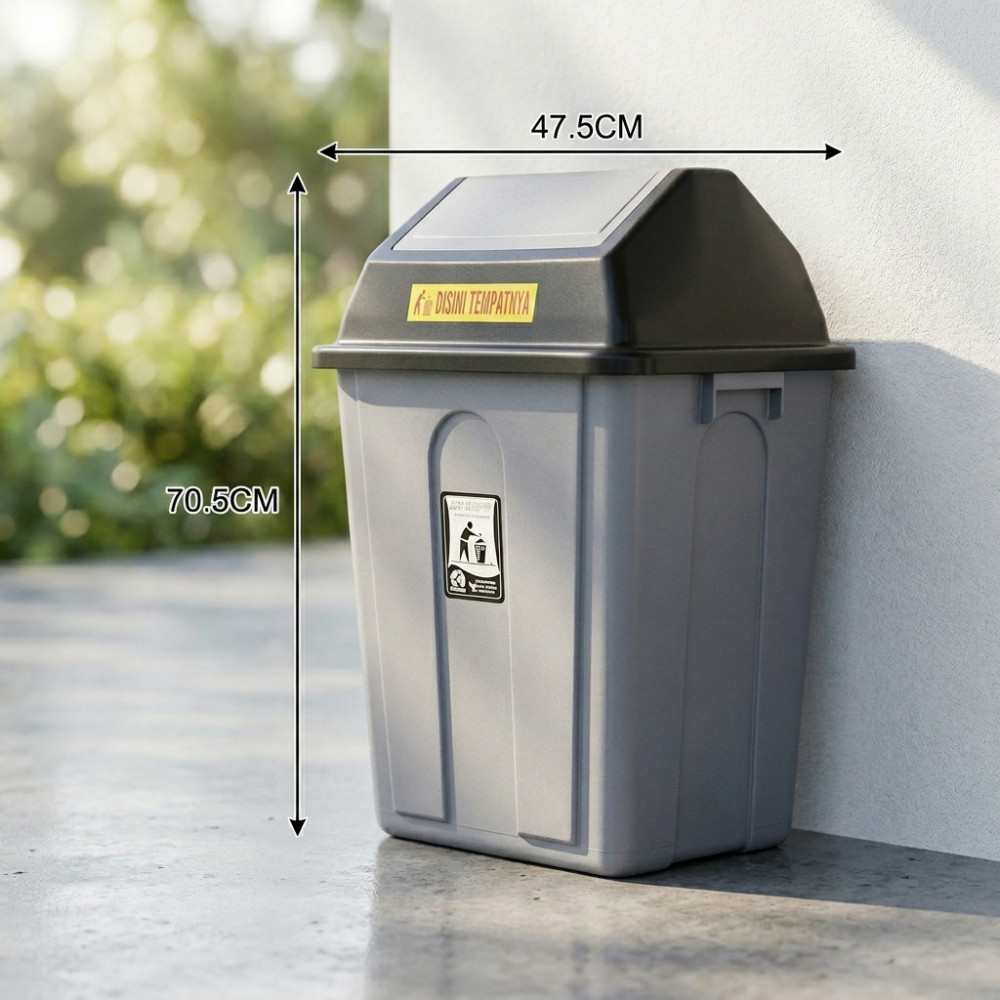 SAPSTAR TONG SAMPAH SG 65L 165 SILVER(10)