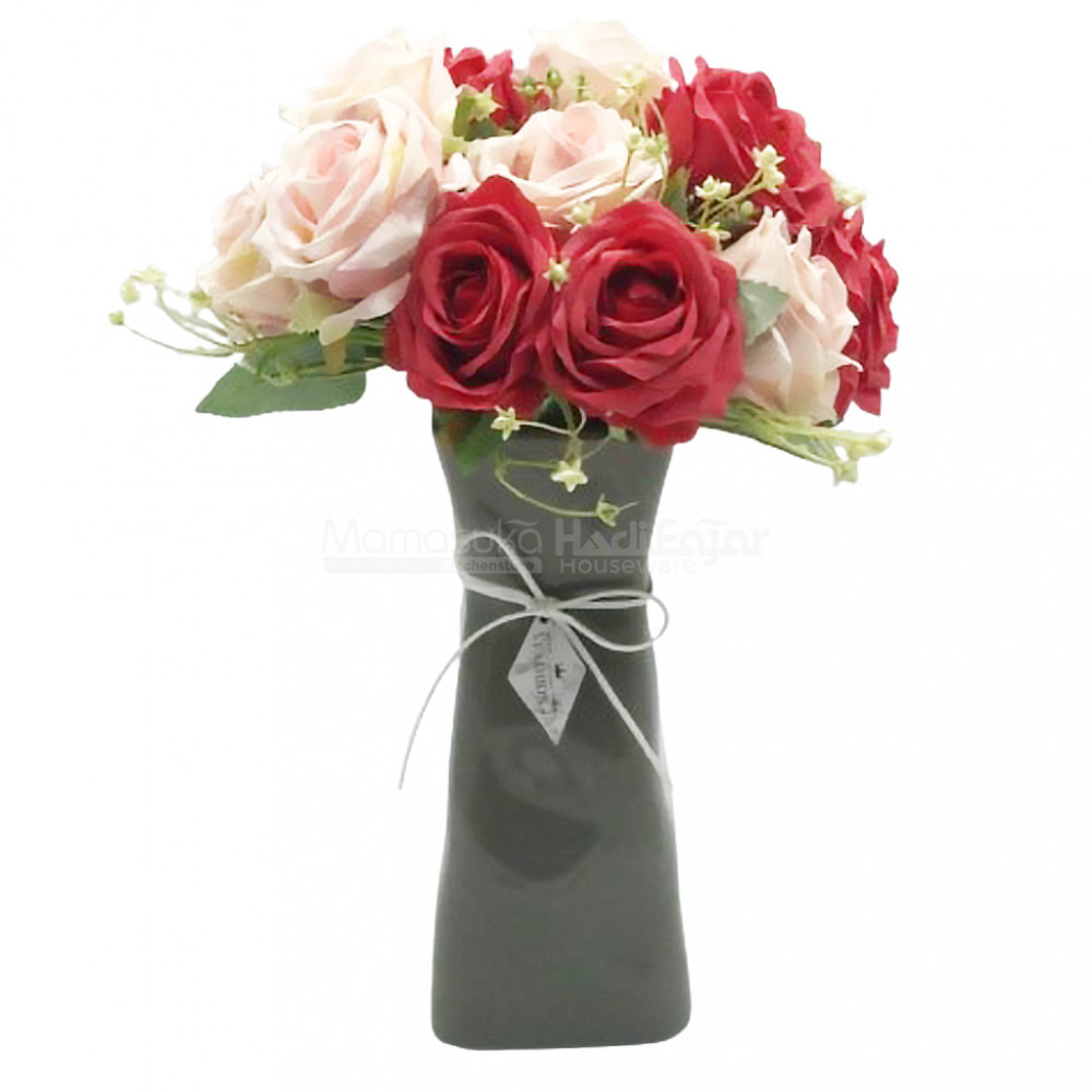 NAKAMI VASE 119M + BUNGA 0142-2