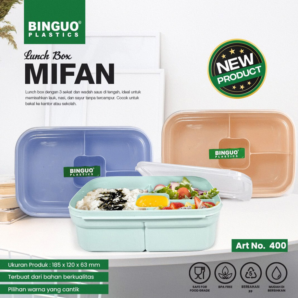 BINGUO LUNCH BOX MIFAN KOREAN 400 (144)