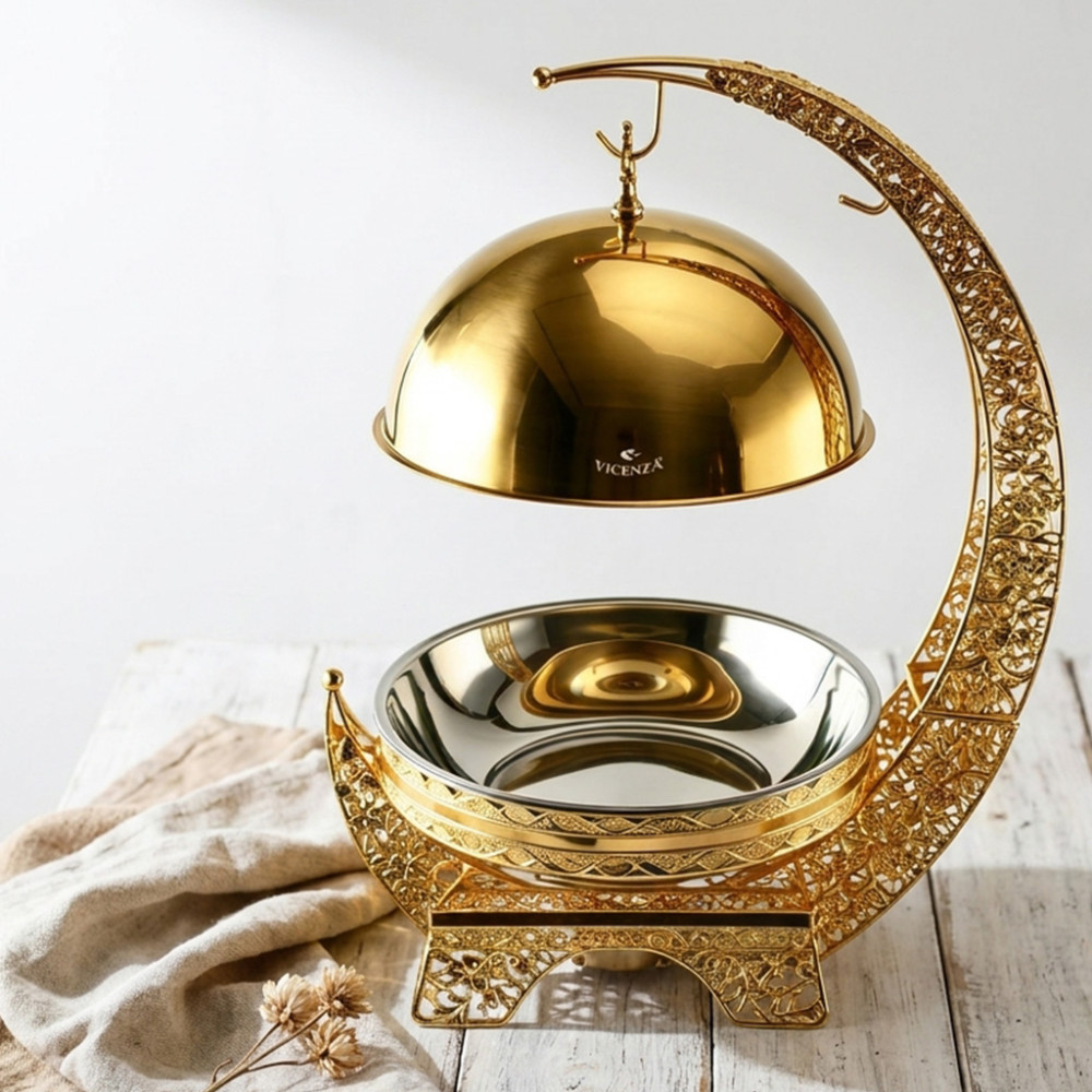 VICENZA CHAFING DISH LUNETTA 8L VCF031 (1)