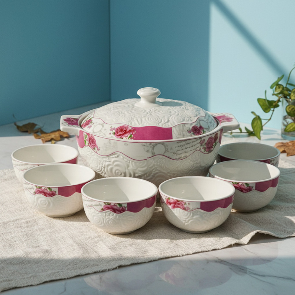 VICENZA SOUP TUREEN 8PCS ROSSE SC90 (6)