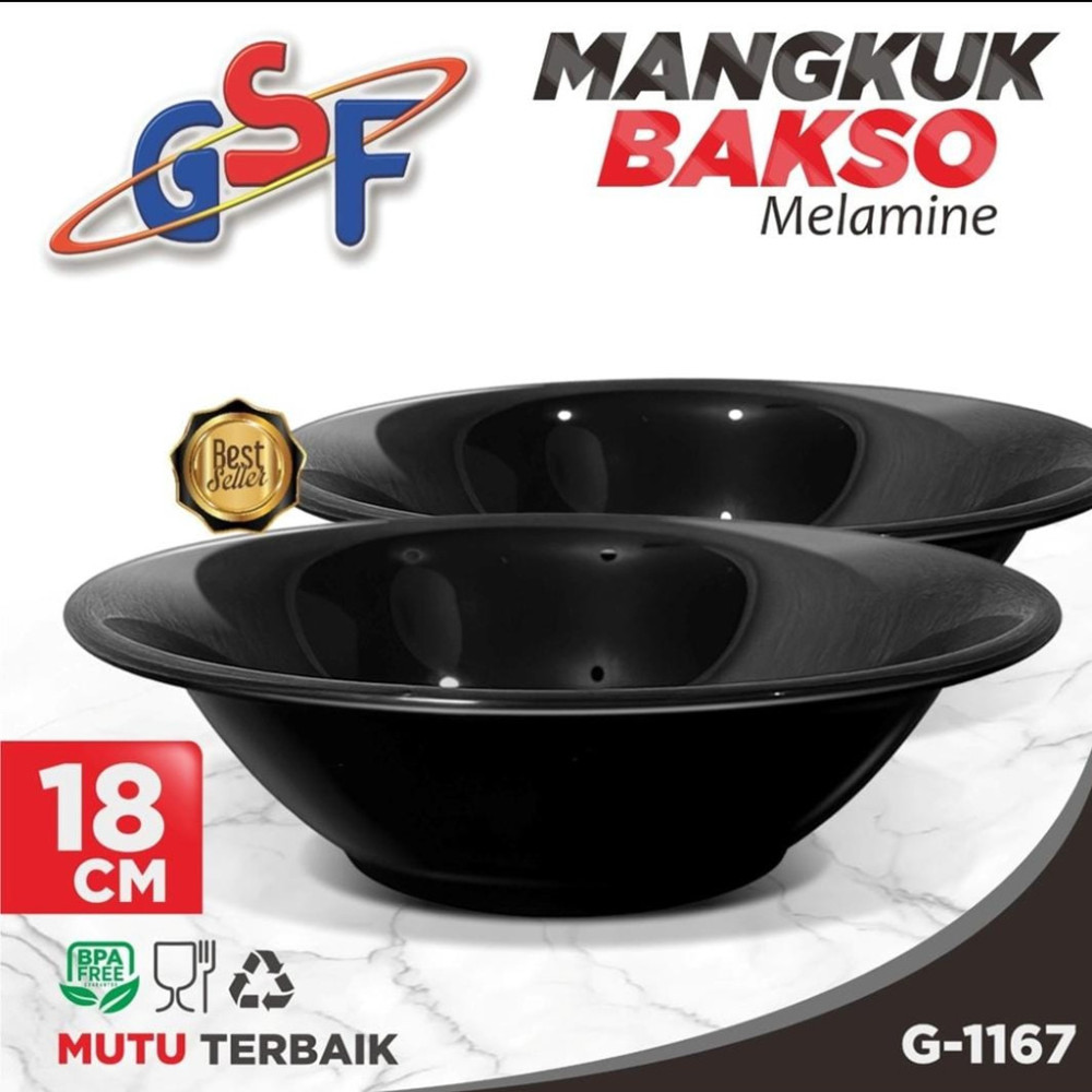 GSF MANGKOK BAKSO MELAMIN 18CM G-1167(96)