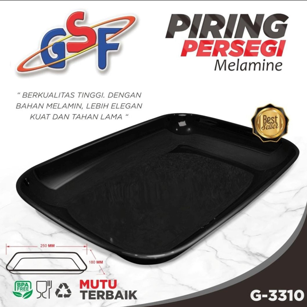 GSF PIRING SEGI MELAMIN 25CM G-3310(48)