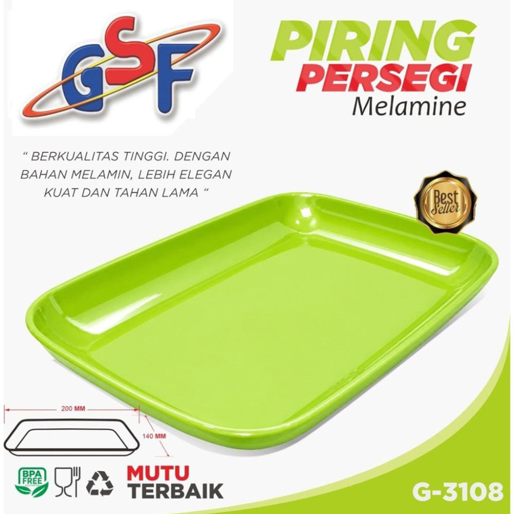 GSF PIRING SEGI MELAMIN 20CM G-3108(96)