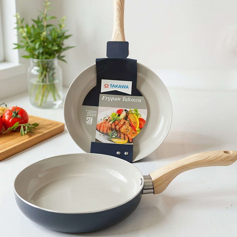 TAKAWA FRYPAN CERAMIC 22CM SA-22 (36)