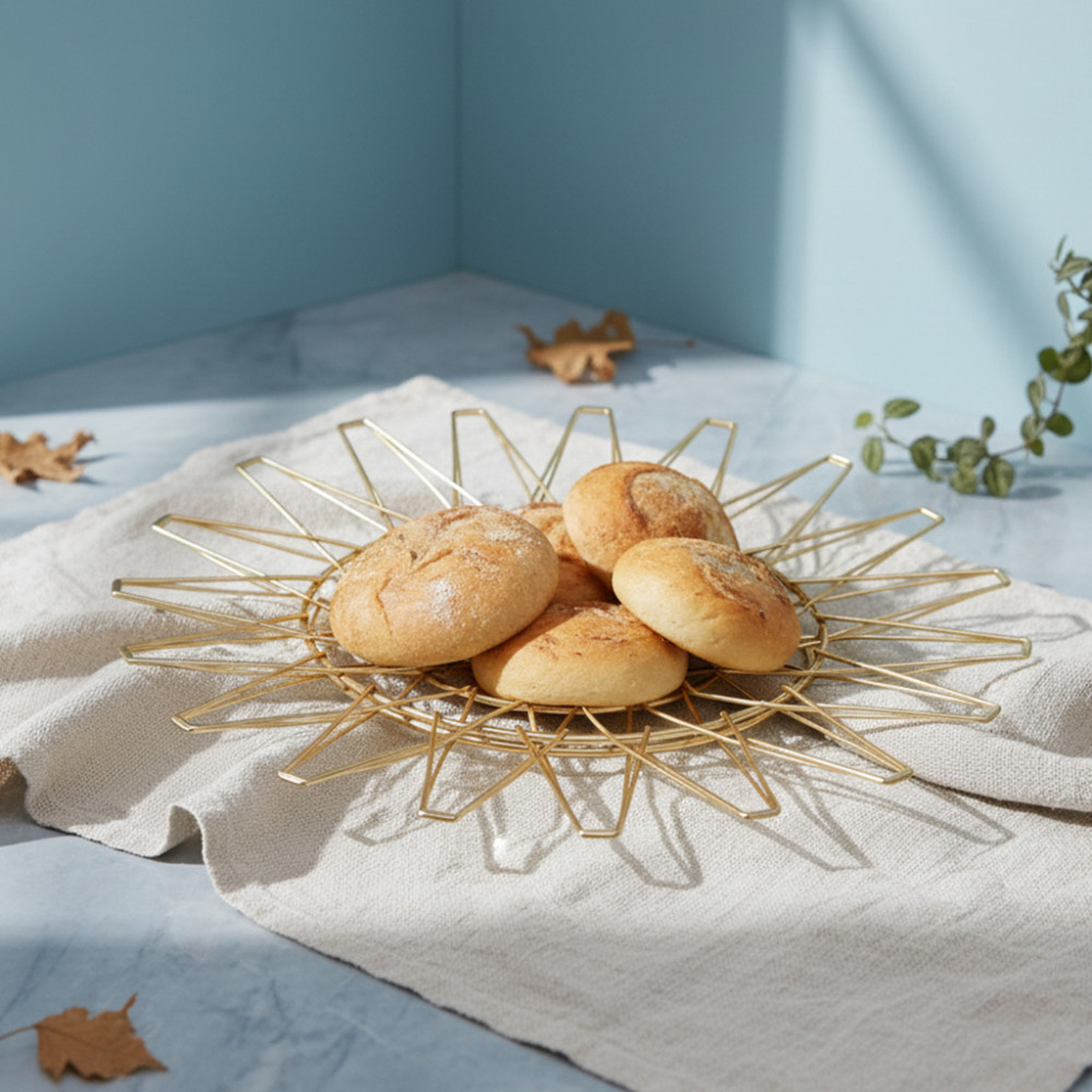 UGO KERANJANG BUAH RMF GOLD 30CM (50)