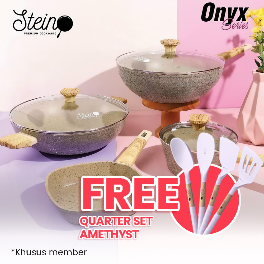 STEIN COOKWARE GRANITE PANCI SET ONYX