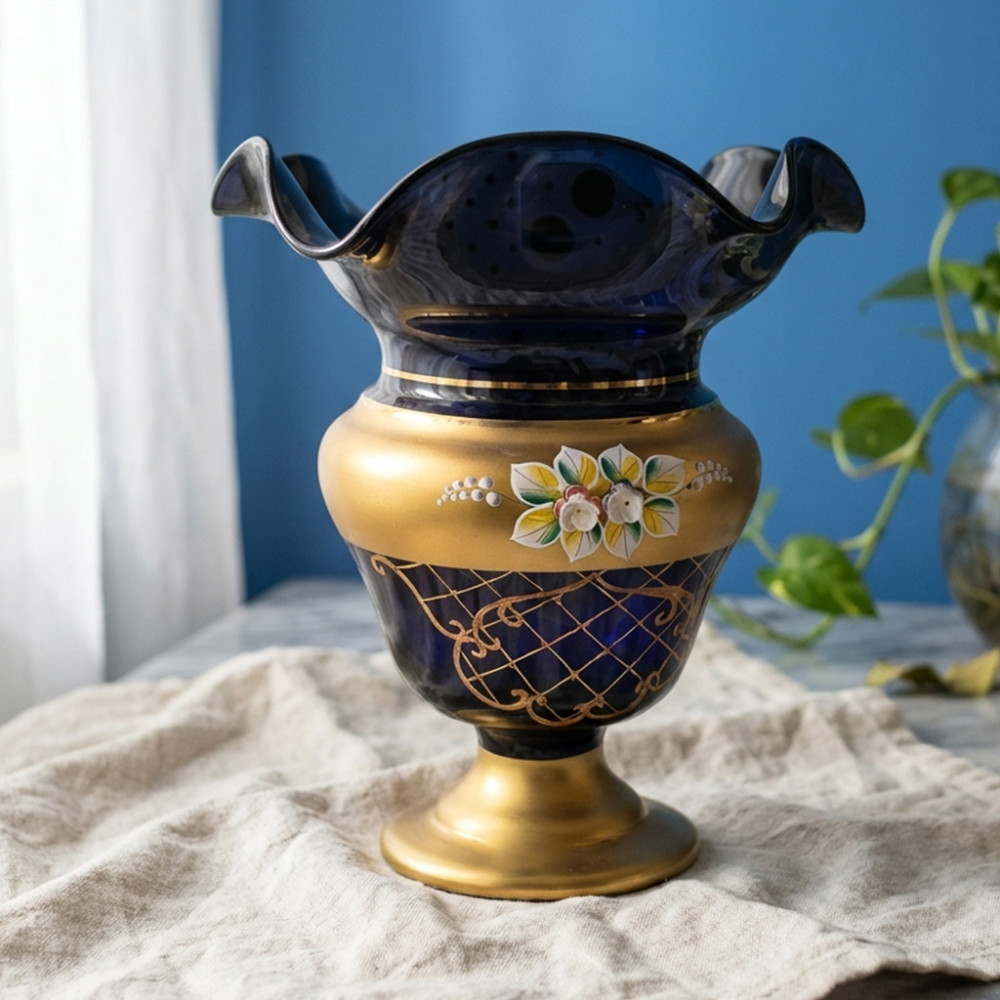 BOHEMIA $ VASE BUNGA 881/25 25100 BLACK