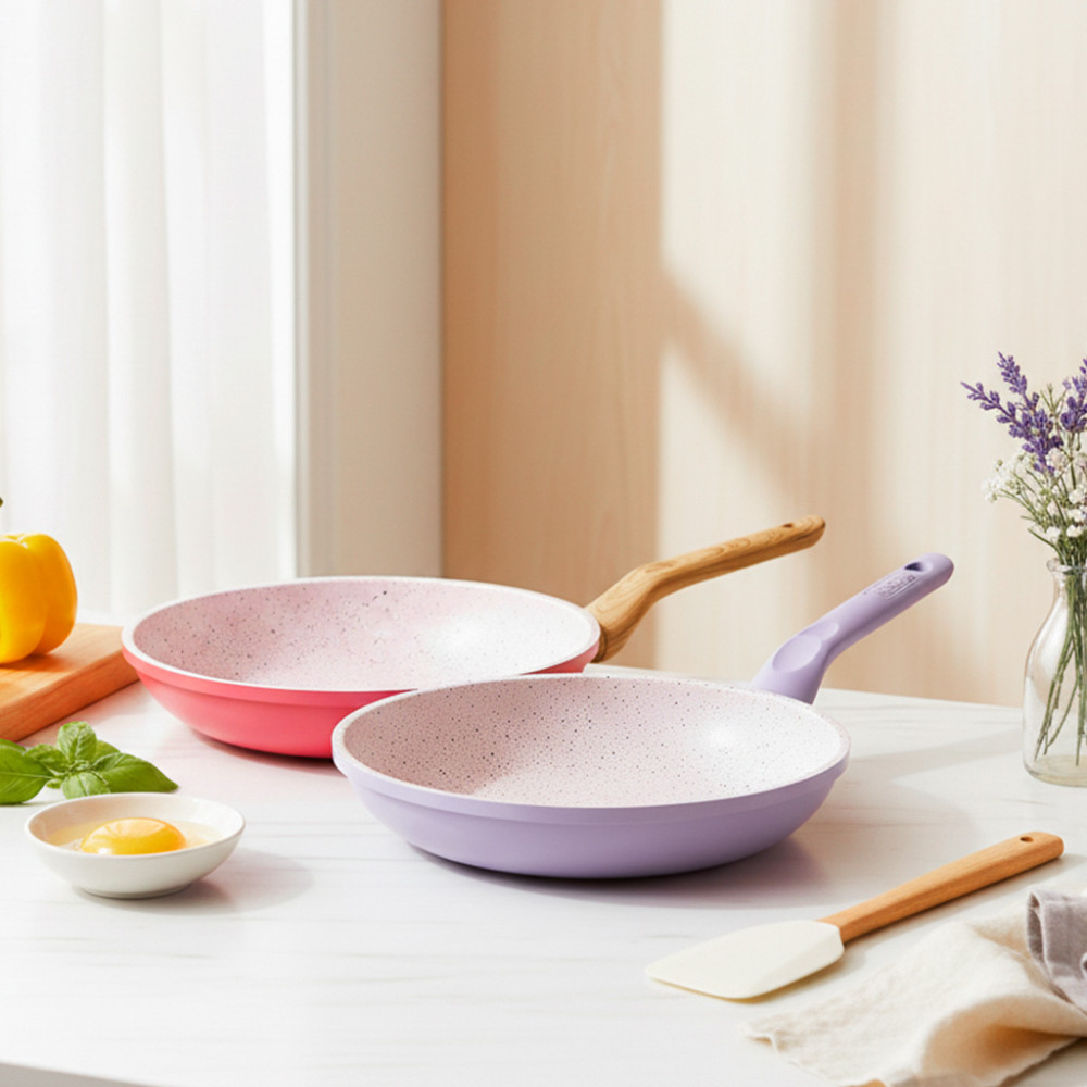 STEIN COOKWARE GLOW PAN FRYPAN VIOLET/ROSE