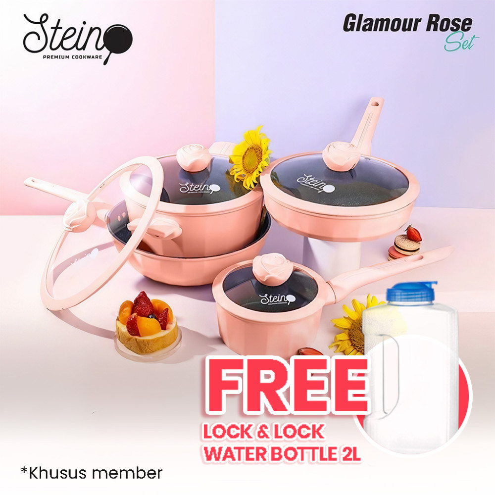 STEIN COOKWARE GLAMOUR ROSE SERIES