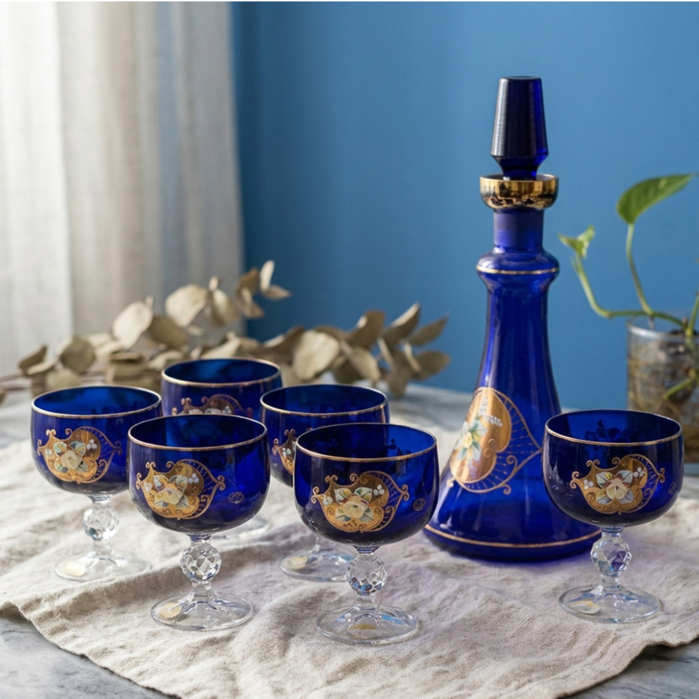 BOHEMIA $ WINE SET 300/200 25700 BLUE