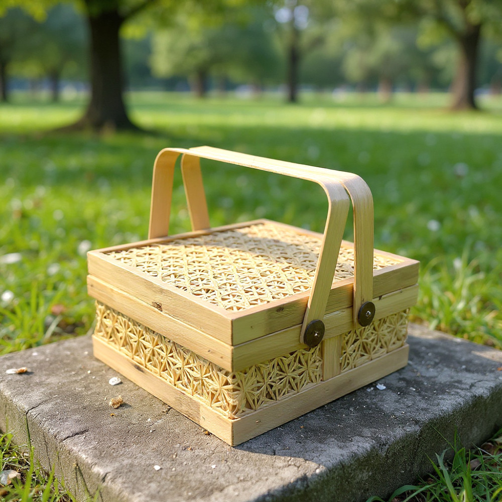 $ BOX HAMPERS 25X25X12CM SKU FC016