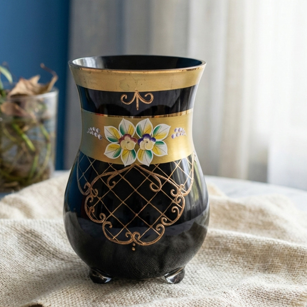 BOHEMIA $ VASE BUNGA 621/23 GREEN