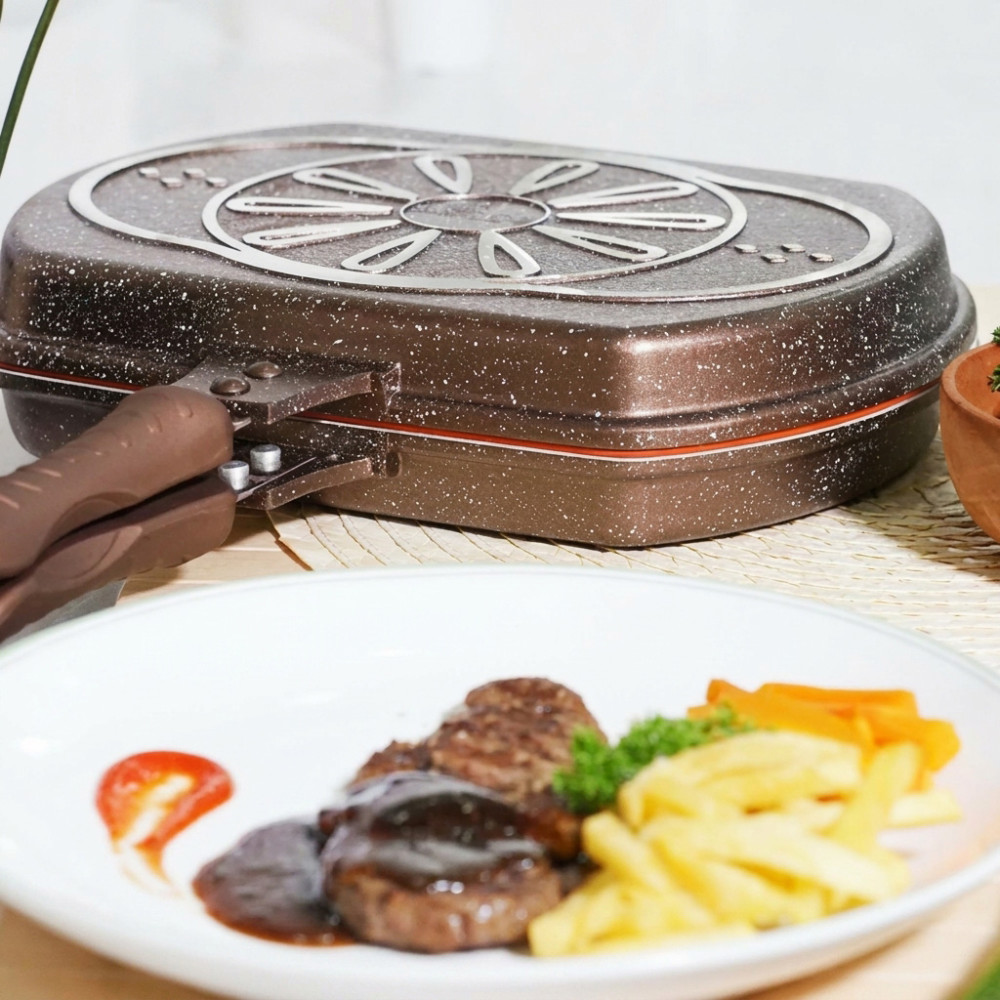 BOLDE DOUBLE GRILL PAN INDUKSI 32CM (6)