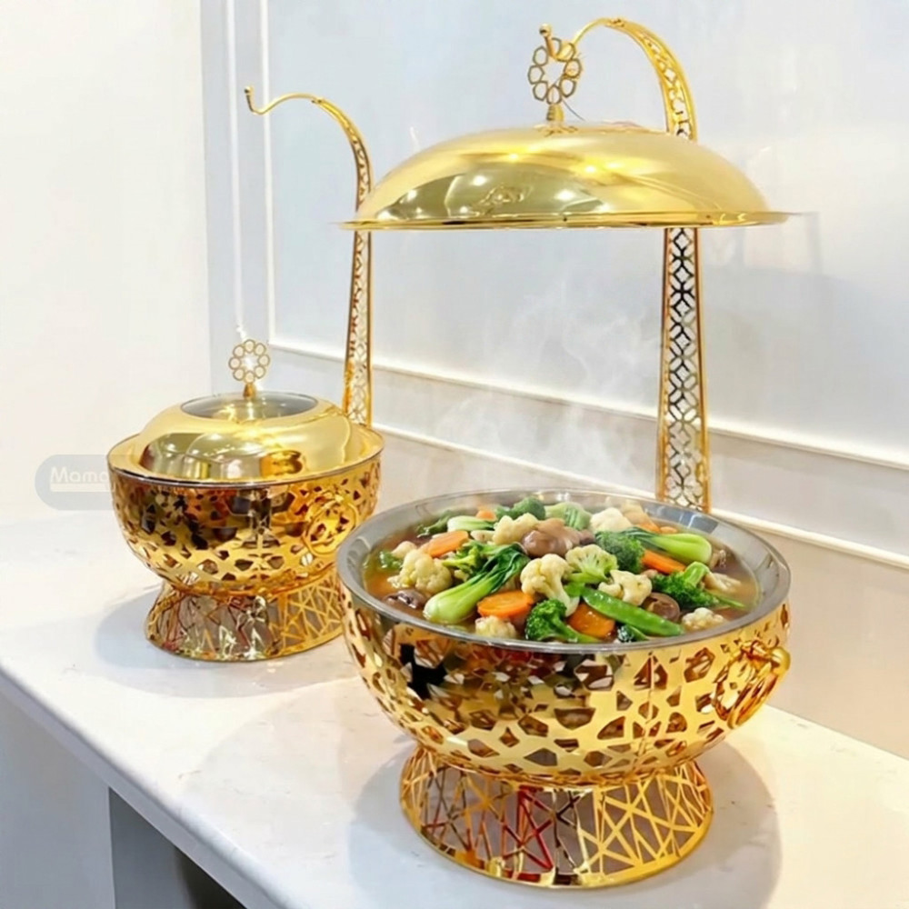 RUBY CHAFING DISH KENDURI 8L GOLD RB659G (2)