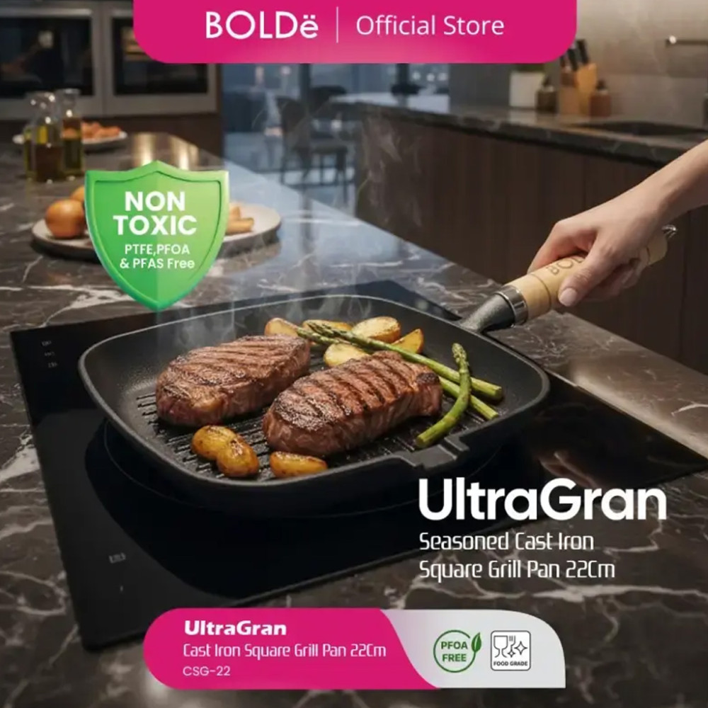 BOLDE GRILL PAN ULTRAGRAN 22CM (10)