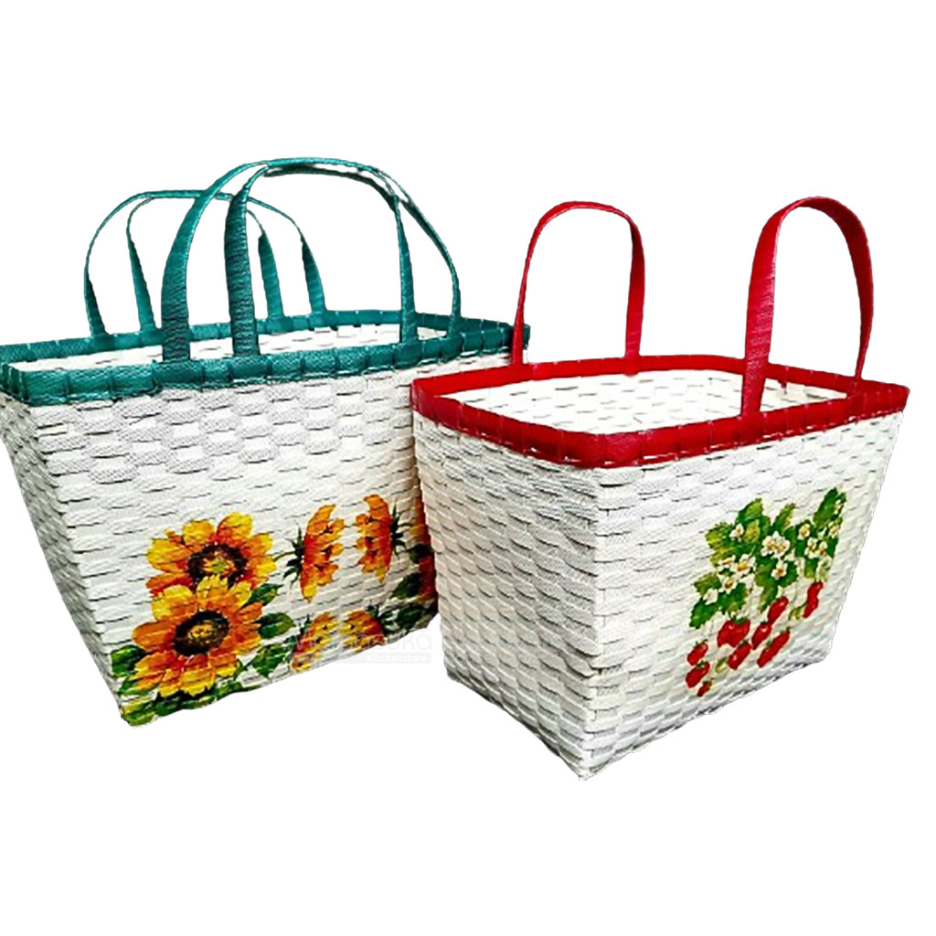 LOTUS $ TAS ANYAM PRINT BESAR (100)