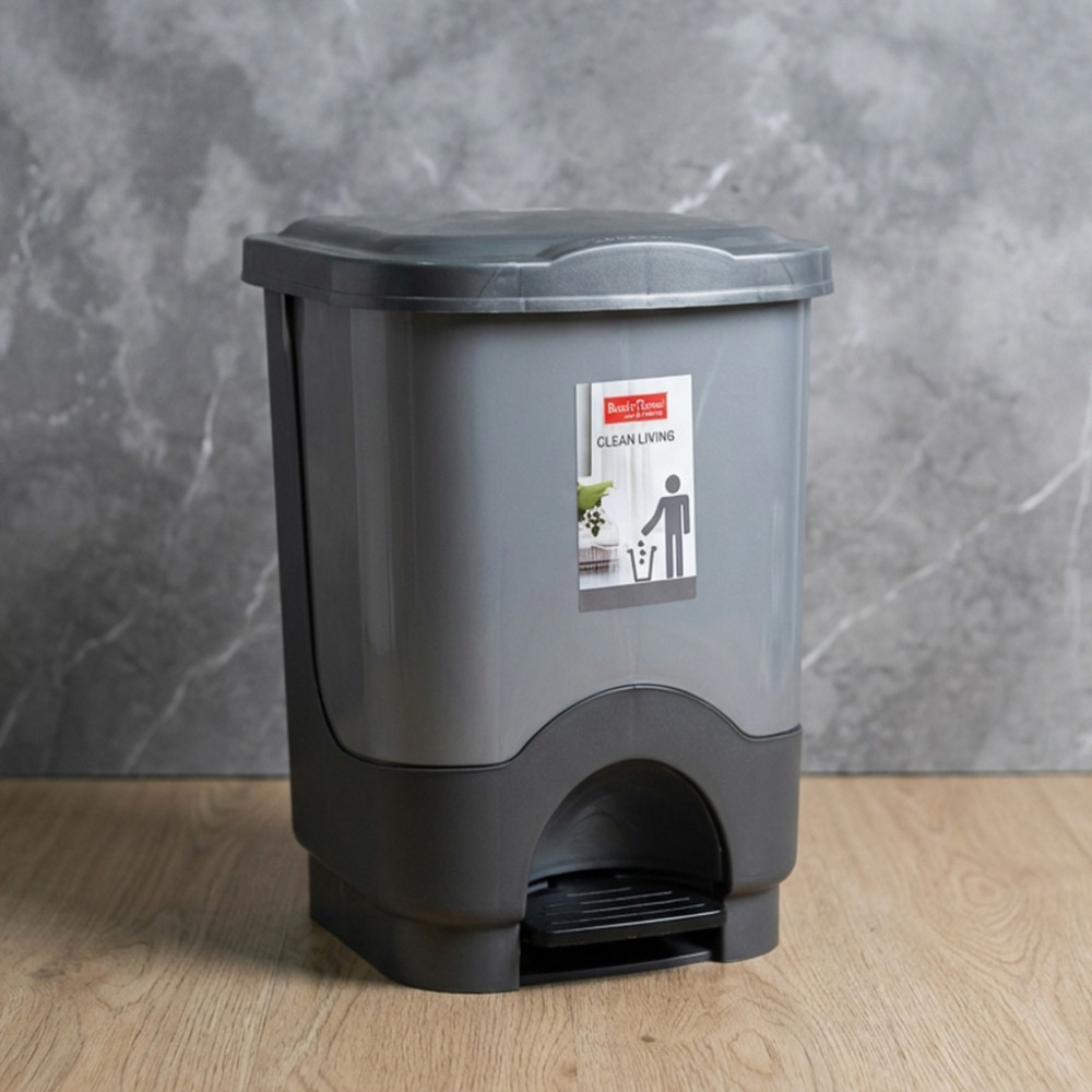 BASIC HOME TONG SAMPAH INJAK 15L BHC-7(12)