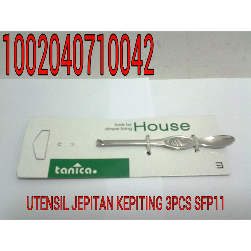 UTENSIL JEPITAN KEPITING 3PCS SFP11