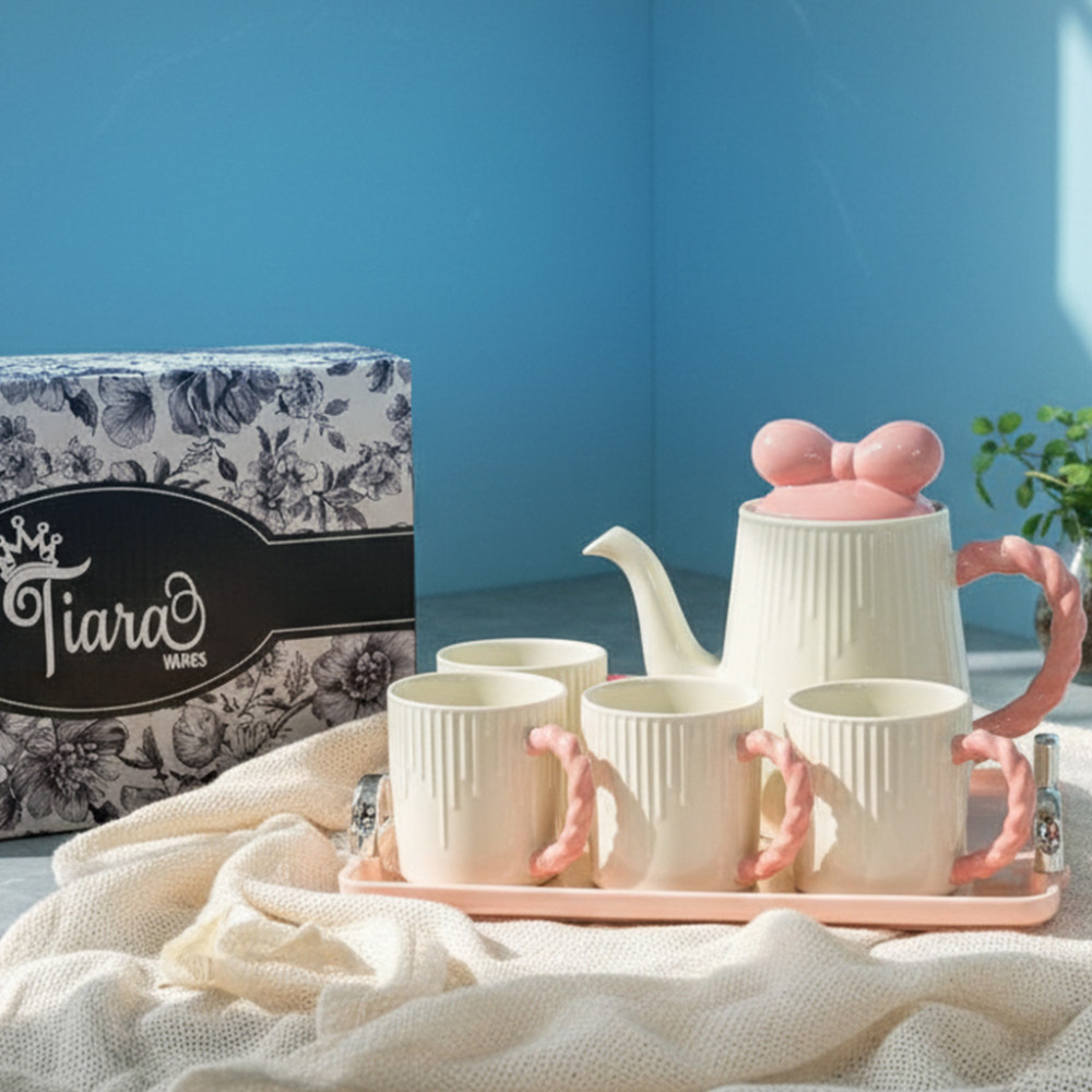 TIARA TEA SET BOW WARNA (6)