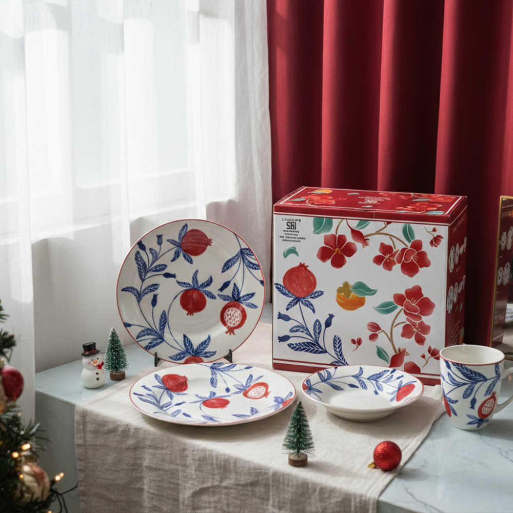 L.LIFE DINNER SET NATAL 4PCS E402 (8)