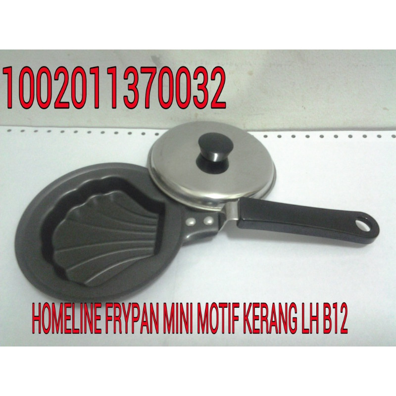 HOMELINE FRYPAN MINI  MOTIF KERANG LH B12