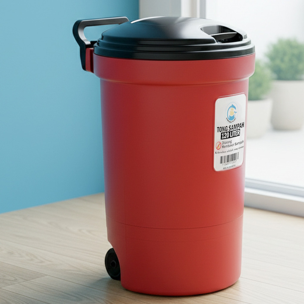 SURYA PLAS TONG SAMPAH RODA 120 LT(6)