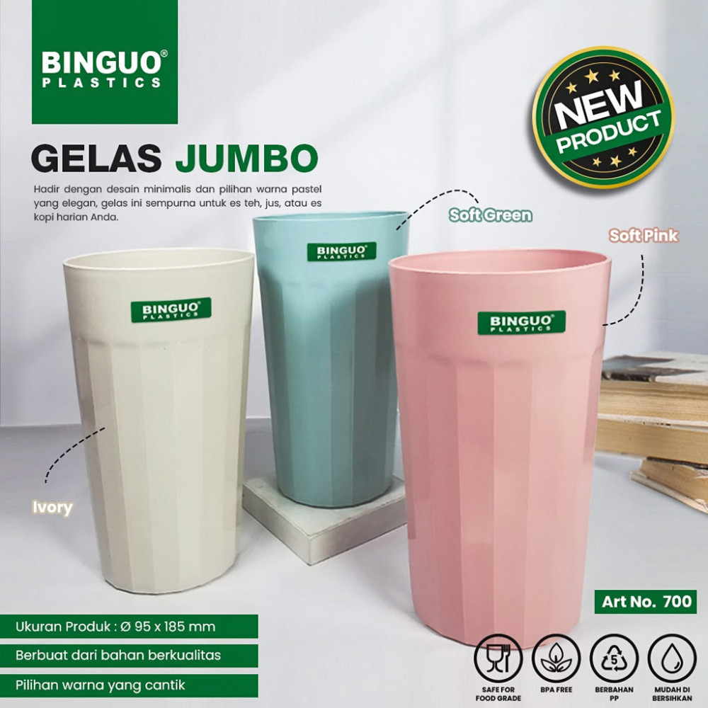 BINGUO GELAS JUMBO KOREAN 700 (144)