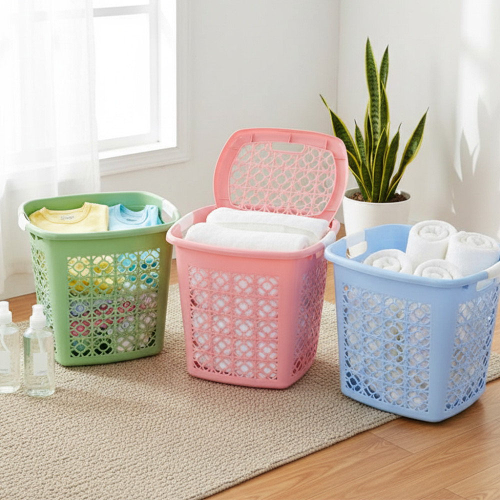 SP K.LOUNDRY BASKET LUXOR PASTEL (18)