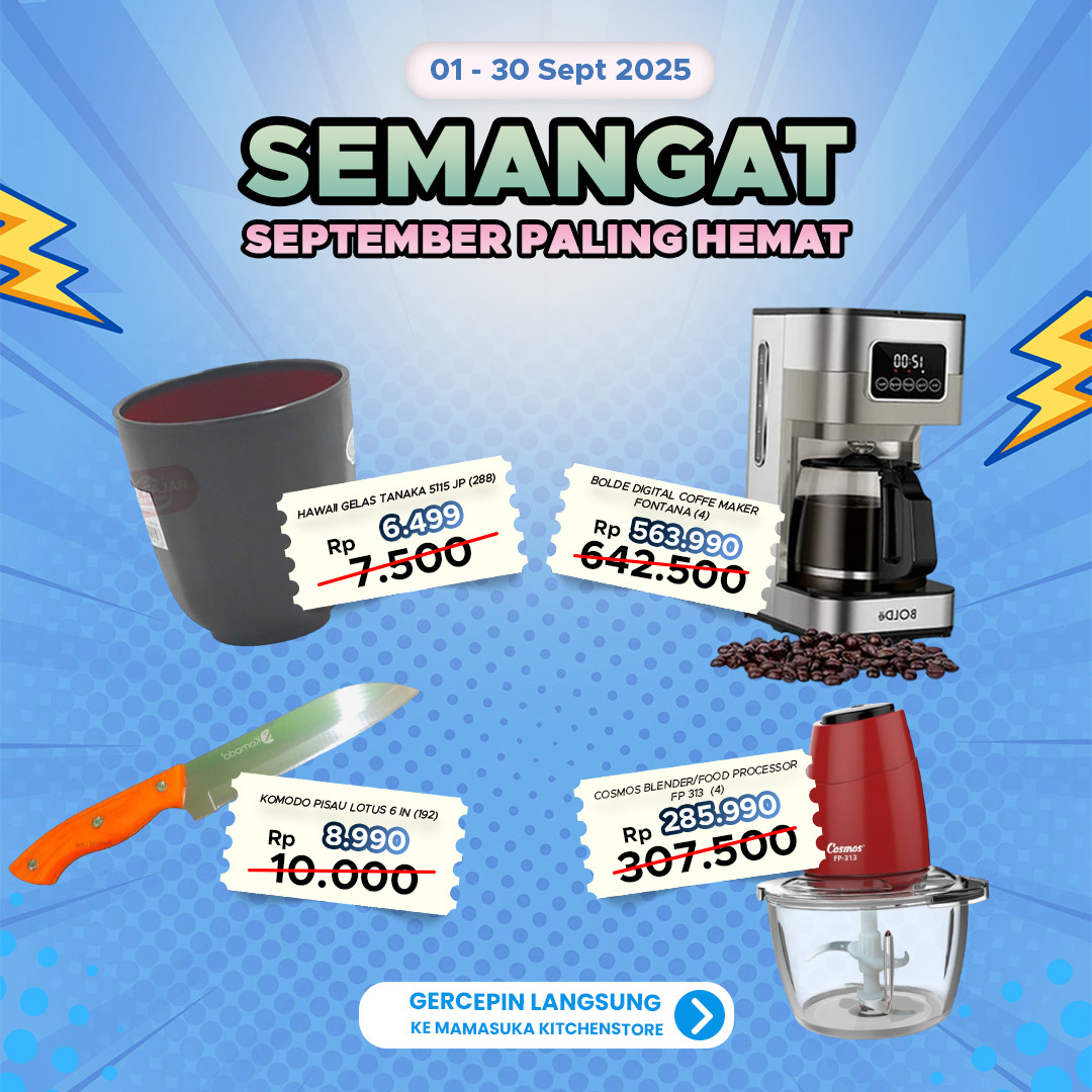 Saatnya Belanja HeMat, Di September Paling Hemat!