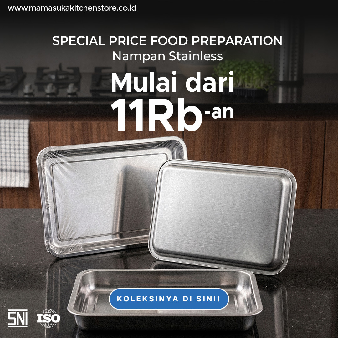 Special Price! Food Prep Nampan Stainless
