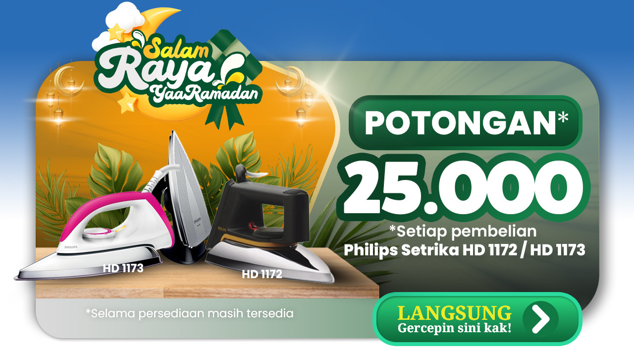 💥 🎉 SETRIKA PHILIPS Diskon Spesial! Cepetan!!! sebelum kehabisan! 🎉