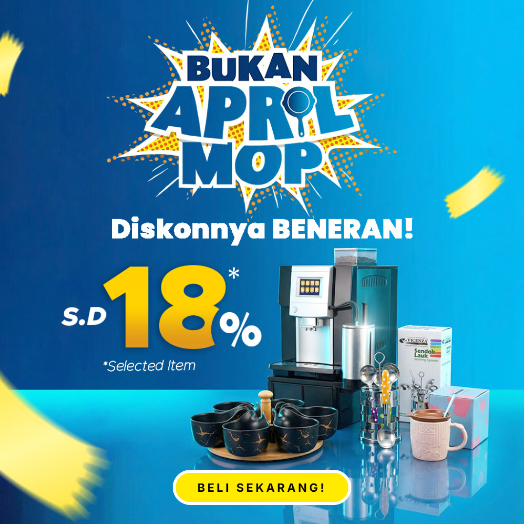 BUKAN April Mop! Diskonnya BENERAN! up to 30%