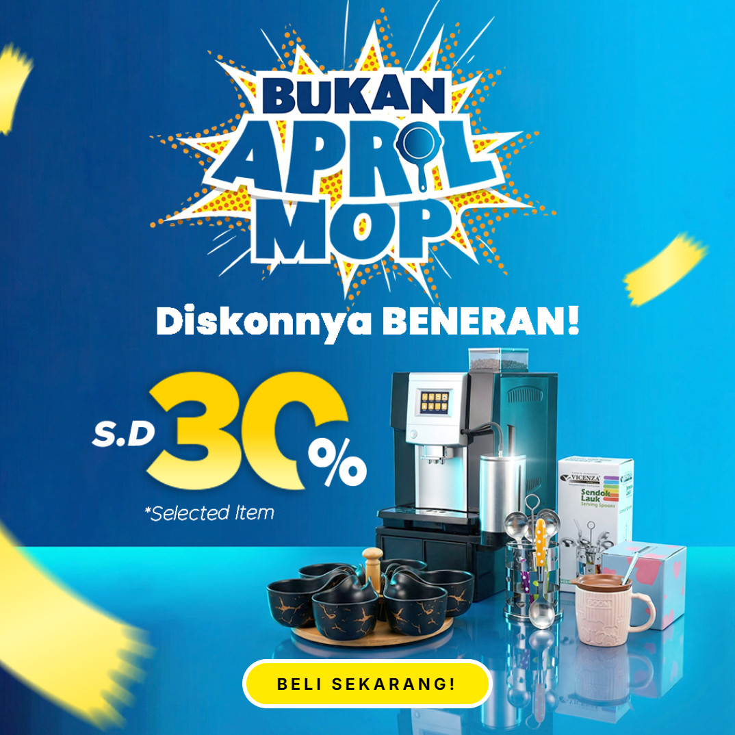 BUKAN April Mop! Diskonnya BENERAN! up to 30%