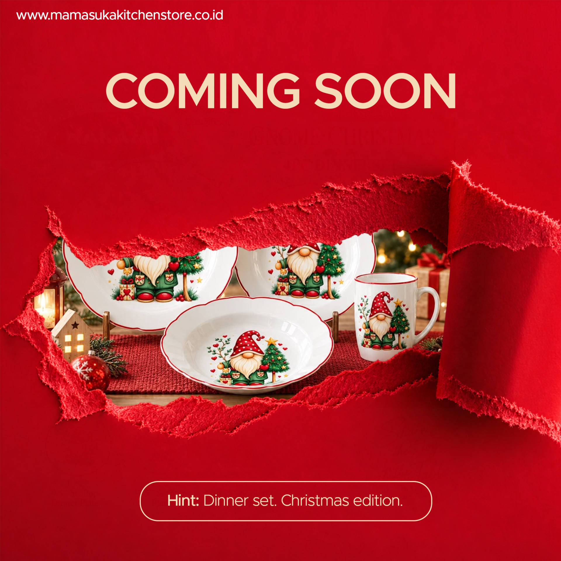 Coming Soon – Dinner Set Christmas Edition 🎄