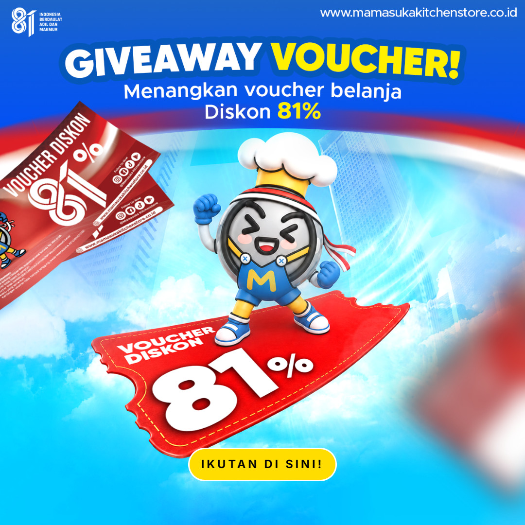 Giveaway Voucher Belanja Diskon 81%