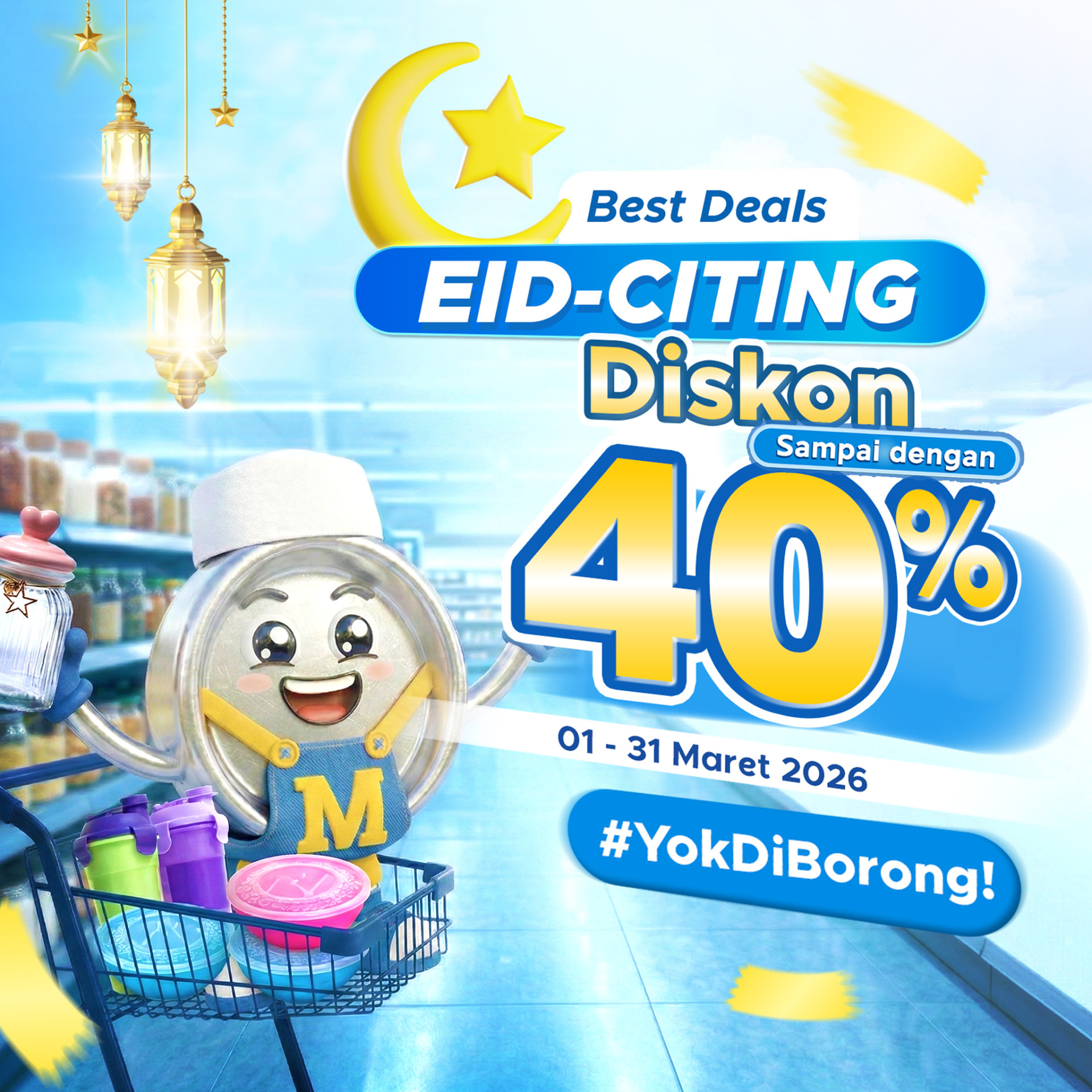 EID-CITING UP TO 40%!✨, Ramadannya Makin Exciting!!  🌙✨