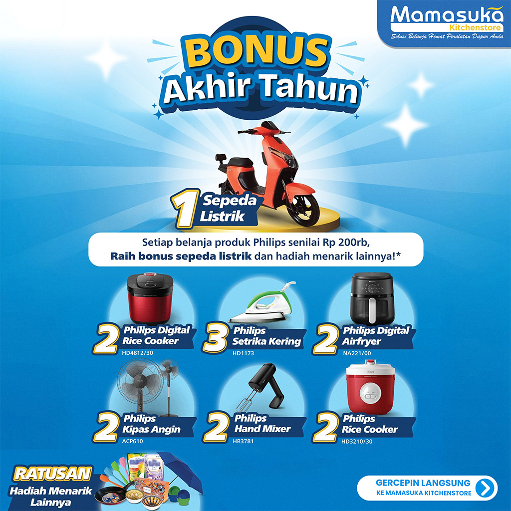 BONUS AKHIR TAHUN: Bawa Pulang Electric Bike!