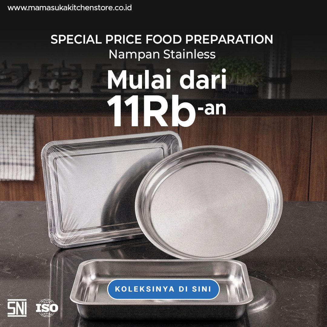 Special Price! Food Prep Nampan Stainless