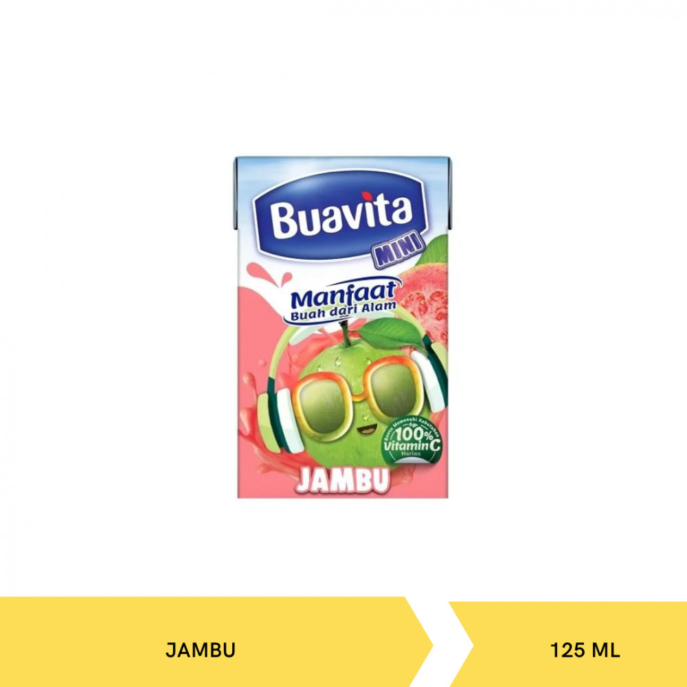 BUAVITA MINI GUAVA MICKEY 125ML X 40