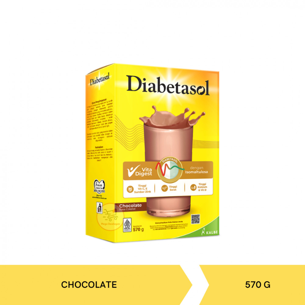 DIABETASOL CHOCO 570G X 12