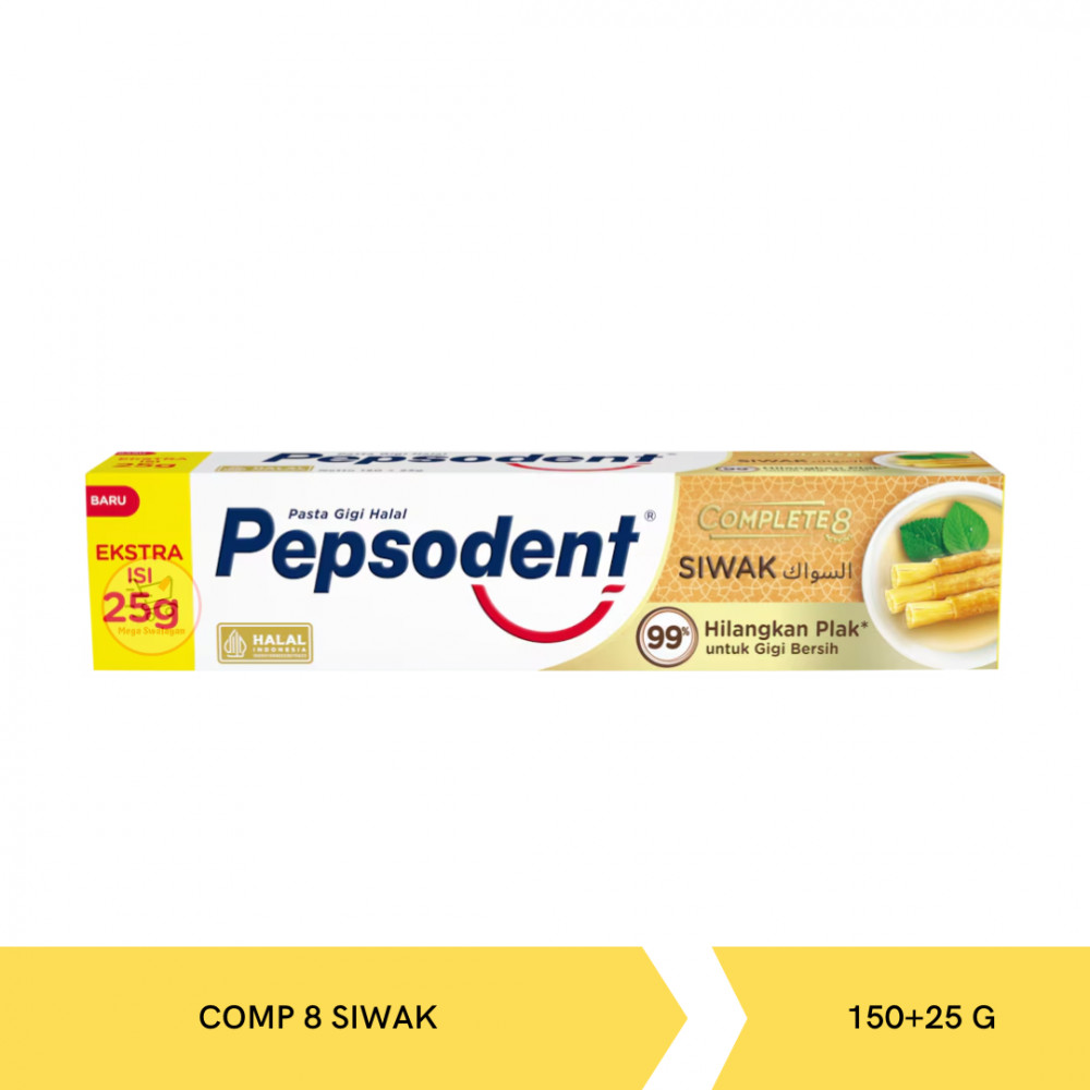 PEPSODENT T.PASTE COMP8 SIWAK 150+25G X 48