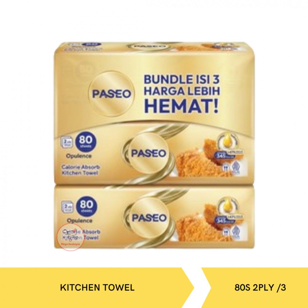 PASEO OP CALORIE KITCHEN TOWEL 80S2PLY/3 X16