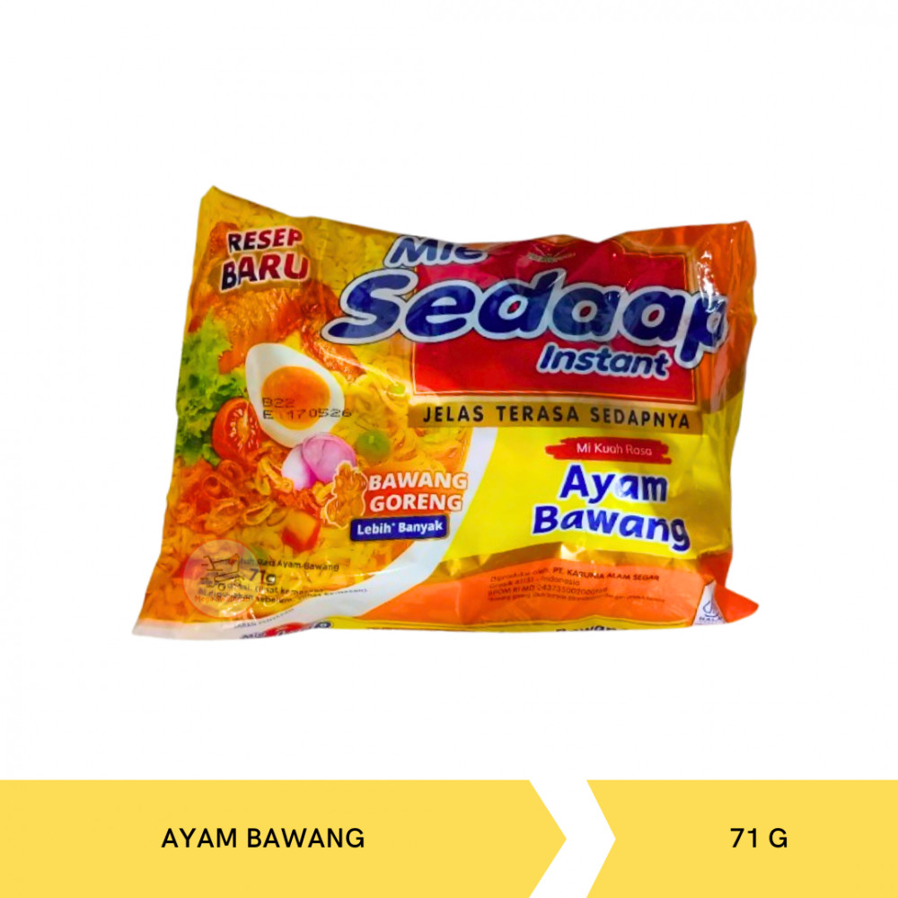 SEDAAP MIE AYAM BAWANG 70G X 40