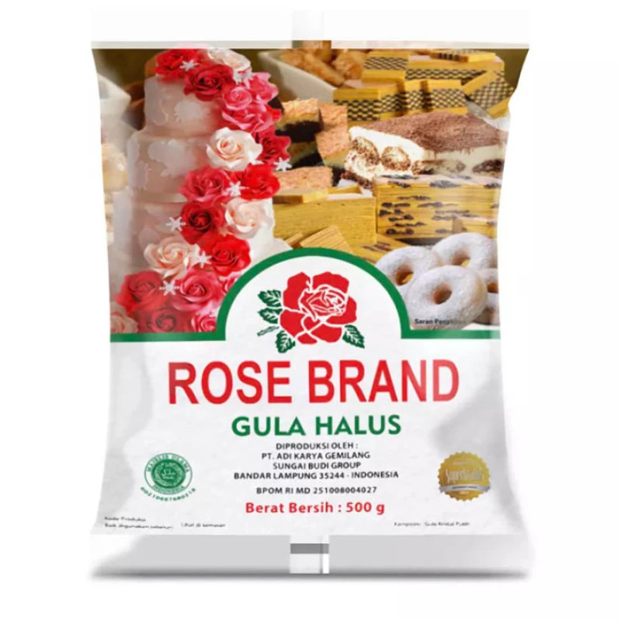 ROSE BRAND GULA HALUS 500GR