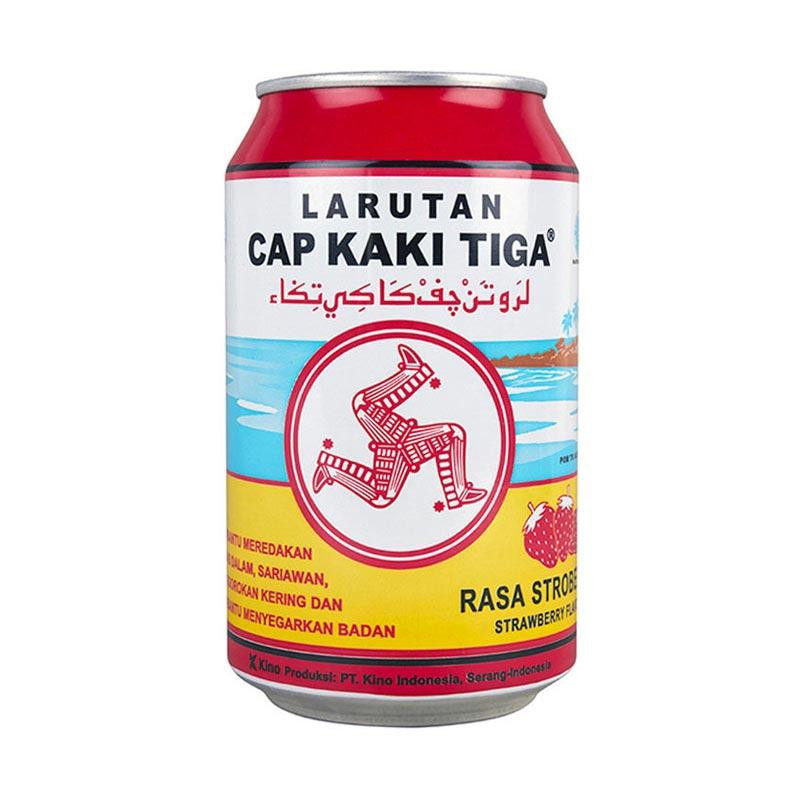 KAKI 3 LARUTAN STROBERI TIN 320ML X 24